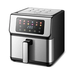 8 এল এয়ার ফ্রায়ার স্টেইনলেস স্টিল